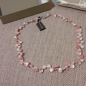 Cultured Petal Keshi Pearl Graduated 20" Necklace